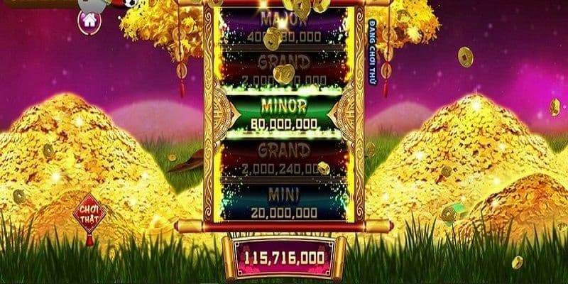 Nổ hũ Cung Hỷ Phát Tài IBET68: Play rinh siêu hũ 1 tỷ 3 Hệ số trả thưởng các biểu tượng